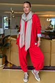 Made in Italy Lagenlook Chill Sweatshirt Rouge